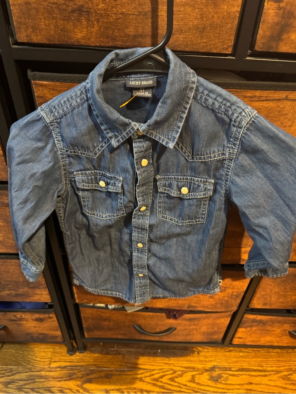 Lucky Brand Kids Denim Button-Down Shirt - Blue